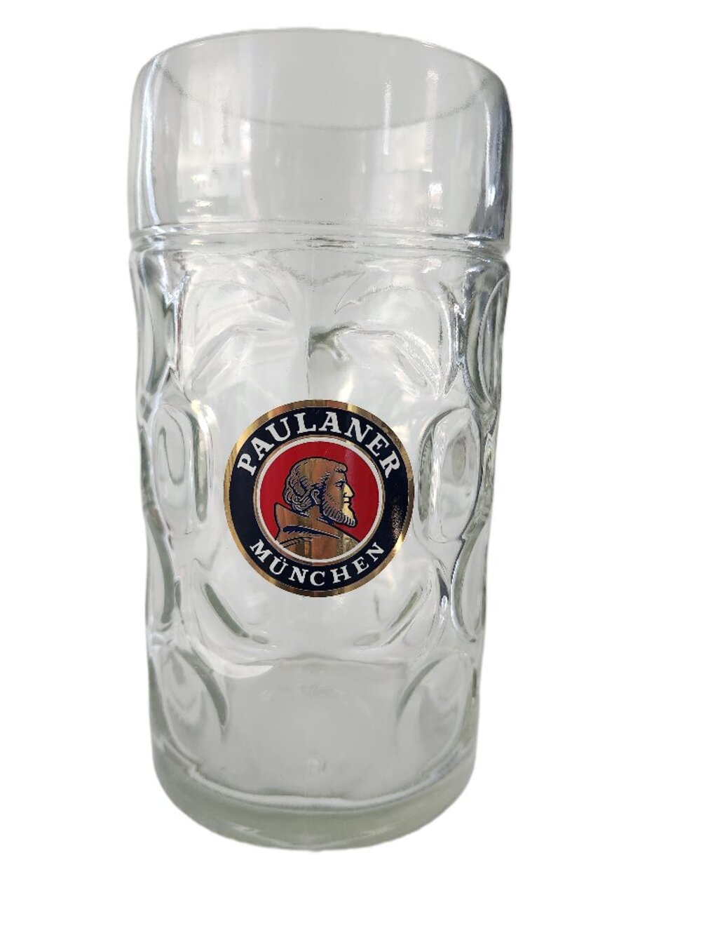 Paulaner München Beer Stein – Thick Glass Brewery Mug – German Barware